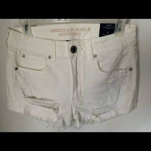 American Eagle High-Rise Denim Shorts